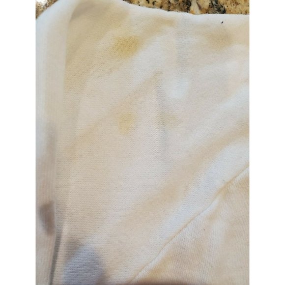 Vintage Jimmy Hollywood Blockbuster Video Crewneck Sweater White Size L Hanes - Picture 5 of 8